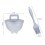 Cute Egg Boiler Set Plastic Egg Poacher Set Kitchen Egg Cooker Tools Egg Mold Form with Lid Brush Pancake Maker 2