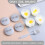 Cute Egg Boiler Set Plastic Egg Poacher Set Kitchen Egg Cooker Tools Egg Mold Form with Lid Brush Pancake Maker 6