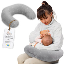 Pregnancy nursing and breastfeeding pillow 130 cm- breast feeding maternity pillows for baby and support sleeping for babies Cotton Oeko-Tex Galaxy