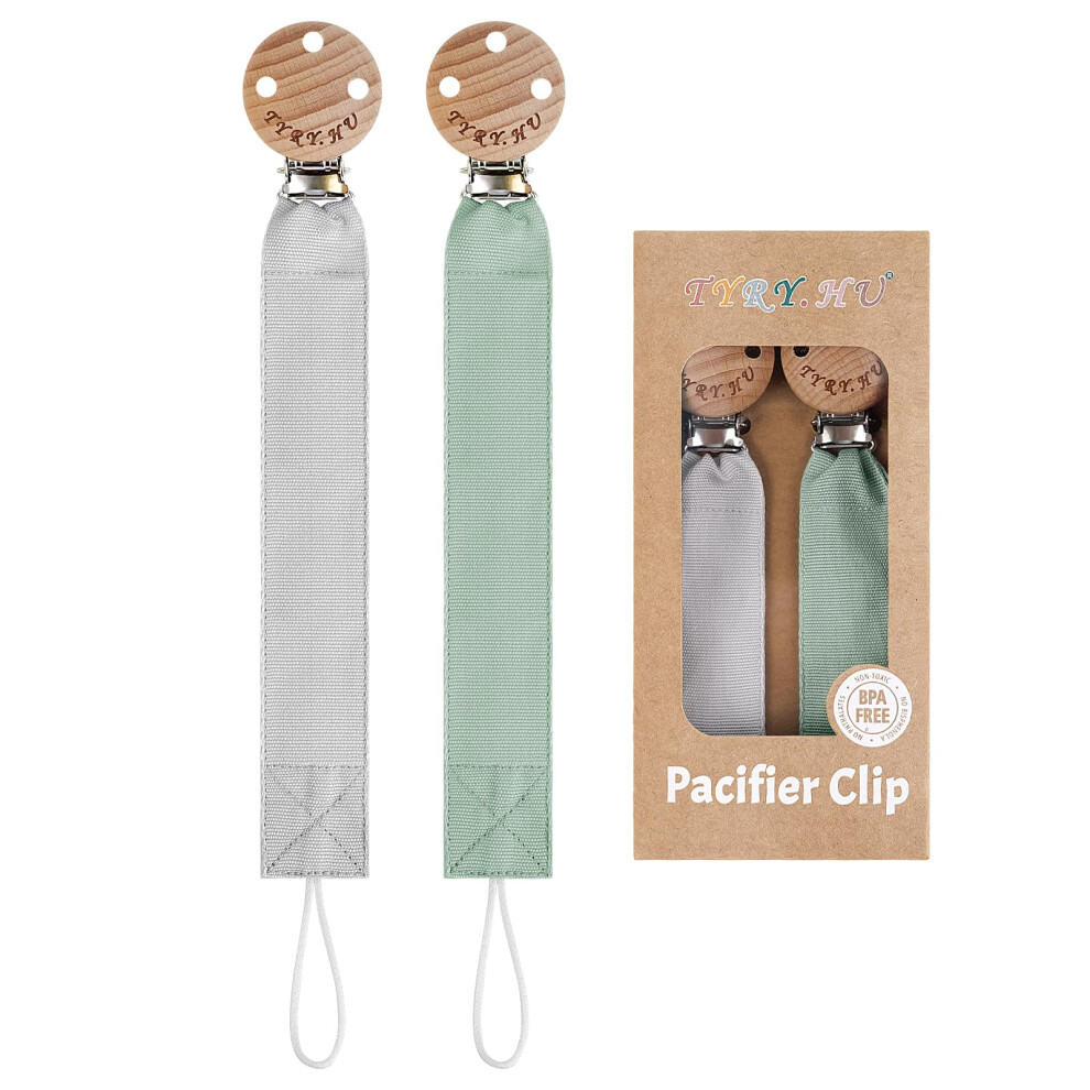 Dummy Clip For Baby Soft Fabric Pacifier Clips Handmade Ribbon Strap Pacifer Chain Holder Set For Boys And Girls Fits Most Pacifiers Unisex Tyry.hu