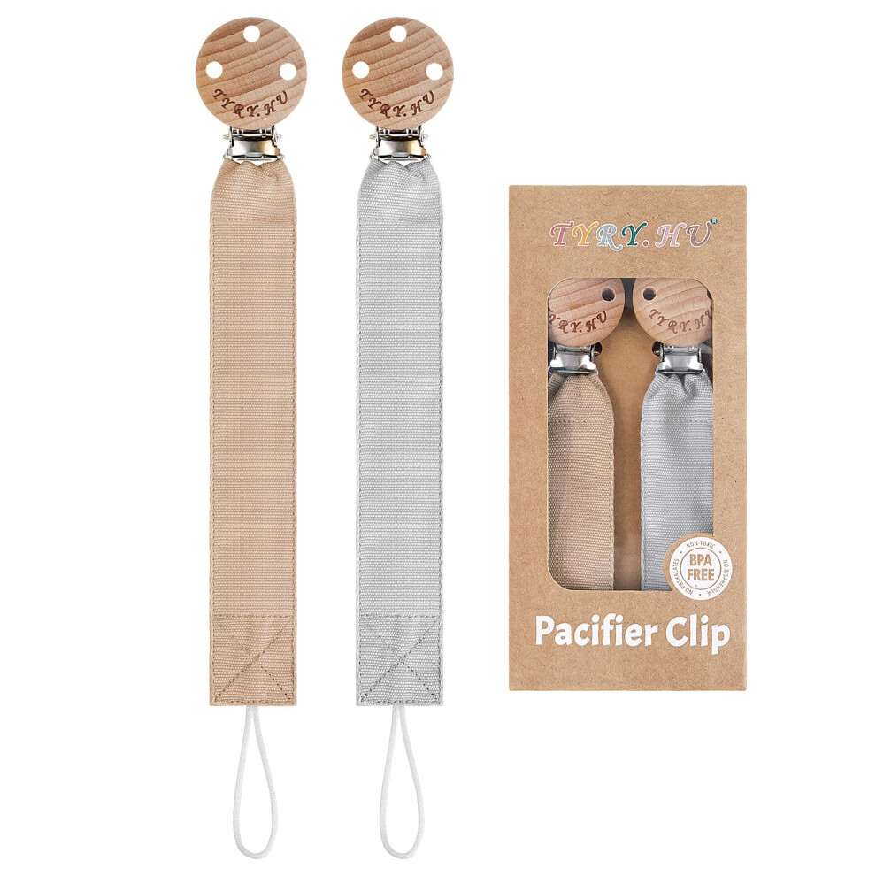 Dummy Clip For Baby Soft Fabric Pacifier Clips Handmade Ribbon Strap Pacifer Chain Holder Set For Boys And Girls Fits Most Pacifiers Unisex Tyry.hu