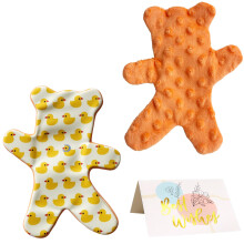 Okueejur 2 Packs Scent Bonding NICU Bonding Bear Infant or Preemie Helps with NICU Separated from Caregivers NICU Gifts Nicu Baby Essentials