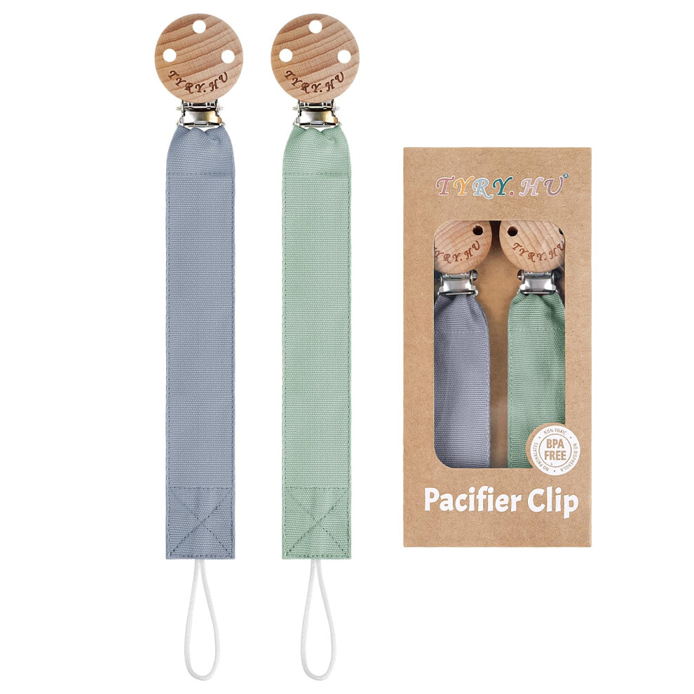 Dummy Clip For Baby Soft Fabric Pacifier Clips Handmade Ribbon Strap Pacifer Chain Holder Set For Boys And Girls Fits Most Pacifiers Unisex Tyry.hu