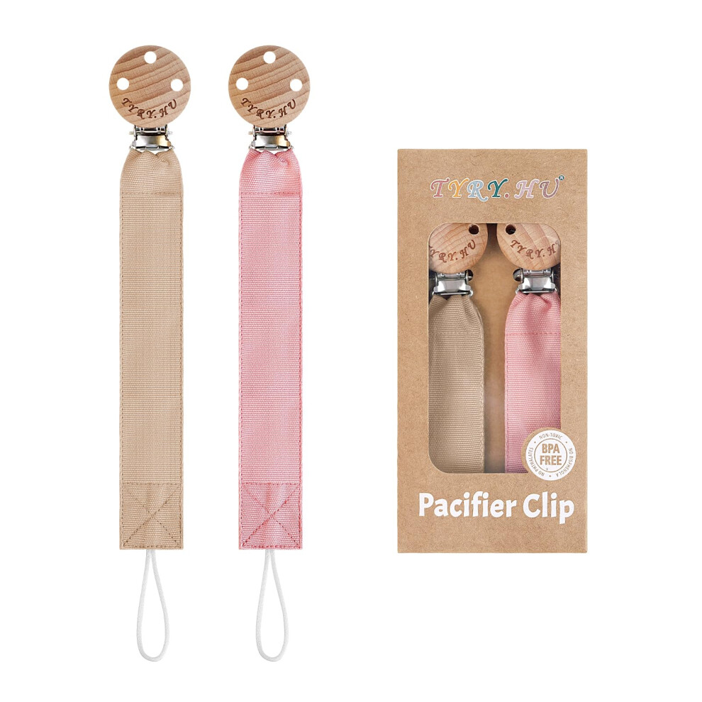 Dummy Clip For Baby Soft Fabric Pacifier Clips Handmade Ribbon Strap Pacifer Chain Holder Set For Boys And Girls Fits Most Pacifiers Unisex Tyry.hu