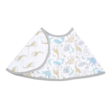 aden + anais essentials Baby Burpy Bib, 100% Cotton Muslin, Soft Absorbent 4 Layers, Multi-Use Burp Cloth & Bib for Infant & Toddler, 57cm x 28cm,