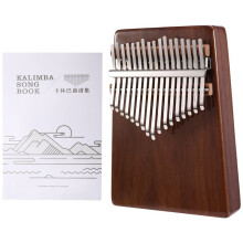 Kalimba Piano à Pouce Portable 17 Notes en Noyer avec Trous Ouverts Kalimba Piano à Doigts de Haute Qualité