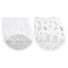 aden + anais Burpy Baby Bib, 100% organic cotton muslin Muslin, 4 Layer Multi Use Burping Cloth, Super Soft & Absorbent Burp Rag for Infants, Newborns