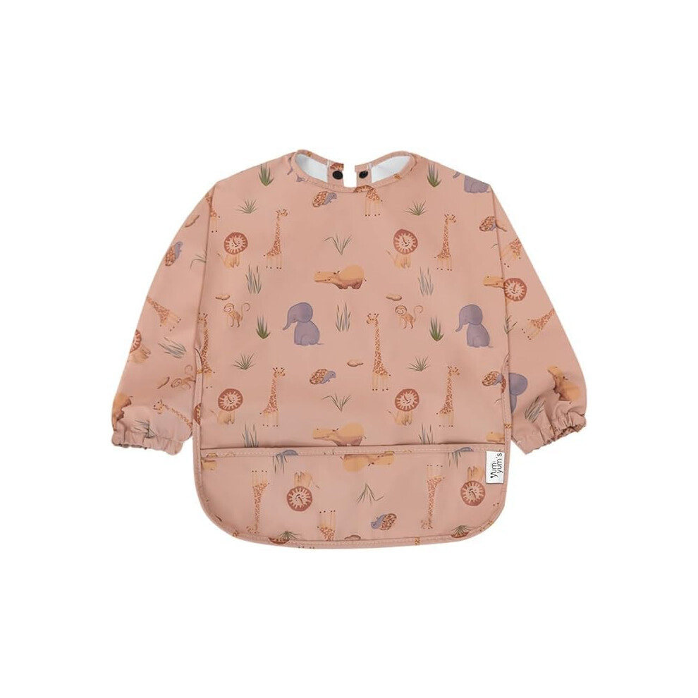 Baby Coverall Silicone Weaning Bib - Waterproof, Easy Clean & Comfortable - Long Sleeve Bib For 6-12 Months - Multi-Functional Toddler Apron Yum Yum's