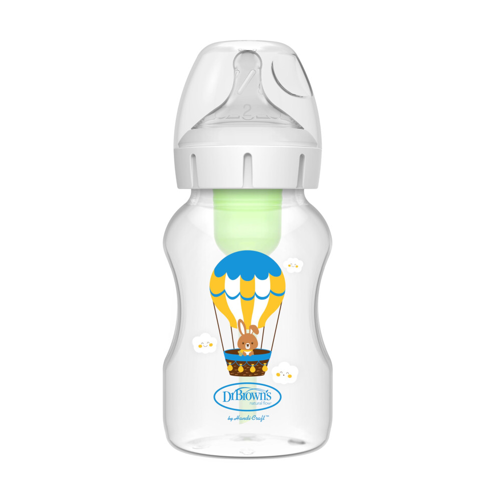 Dr Brown's Natural Flow Dr. Brown's Options+ Anti-Colic 330Ml Baby Bottle - Bunny