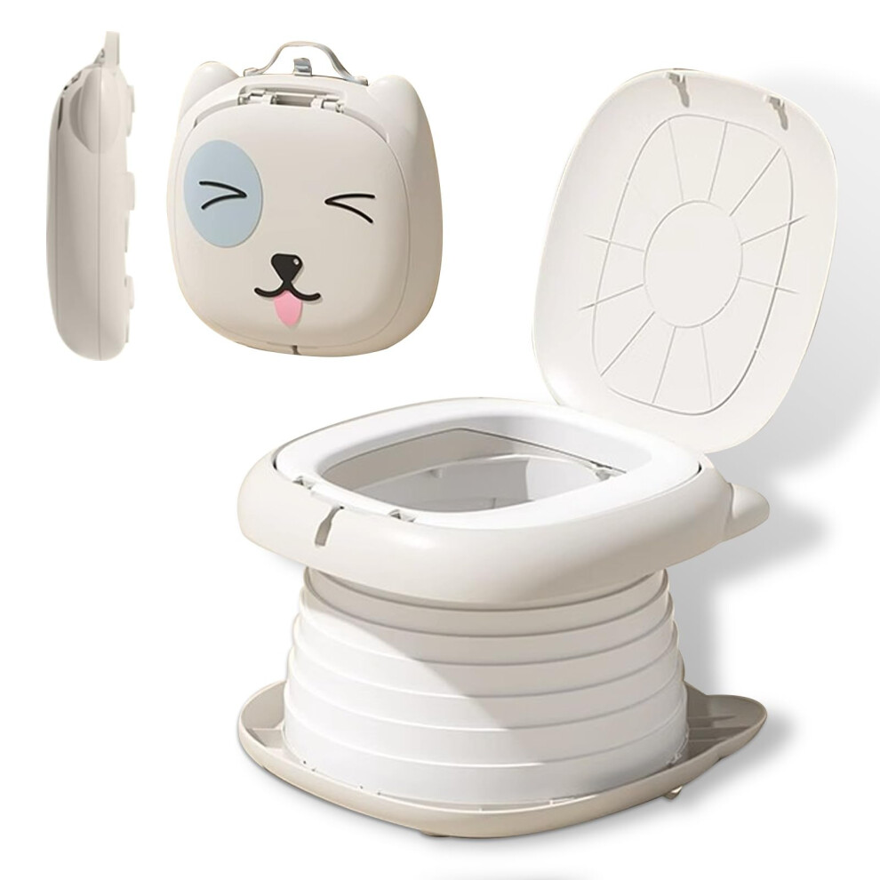 Travel Potty For Toddlers, Foldable Portable Potty For Toddlers: Training Toilet Seat With Disposable Emergency Bag, Lightweight Design For Car Xinyudaily