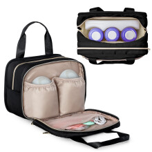 Fasrom Wearable Breast Pump Bag with Cooler Compatible with Elvie Hands-Free Pumps and Medela Pump in Style, Portable Pump Carrying Case for Working