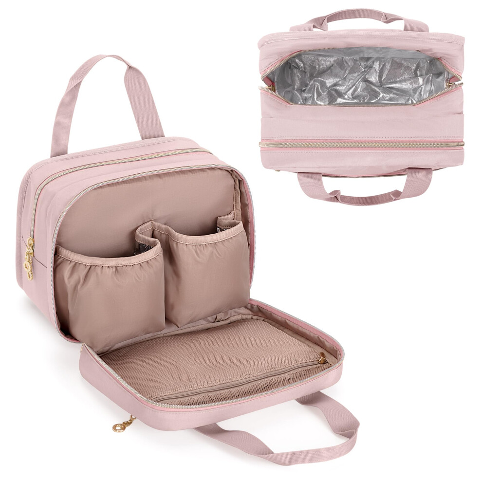 Wearable Breast Pump Bag Compatible With Elvie, Willow And Momcozy Breast Pump, Carrying Case For Hand-Free Wearable Breast Pumps, Pump Parts Damero