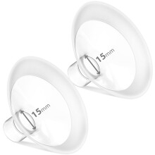 BALIME 15mm-105? Wide Angle Soft Rim Flanges for Medela Electric Breast Pump?Compatible with Medela Breast Pumps PersonalFit, Freestyle, Maxflow,