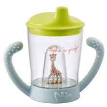 Sophie la girafe Non-Spill Sippy Cup for Baby and Toddler in Gift Box