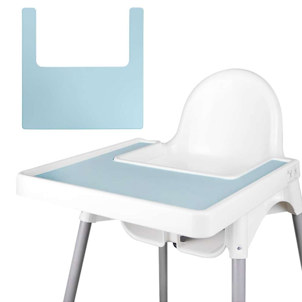 Lomgwumy High Chair Placemat, Durable For Ikea High Chair Placemat, Clean And Hygienic, Suitable For Ikea Antilop Highchai, For Toddlers And Babies (Light