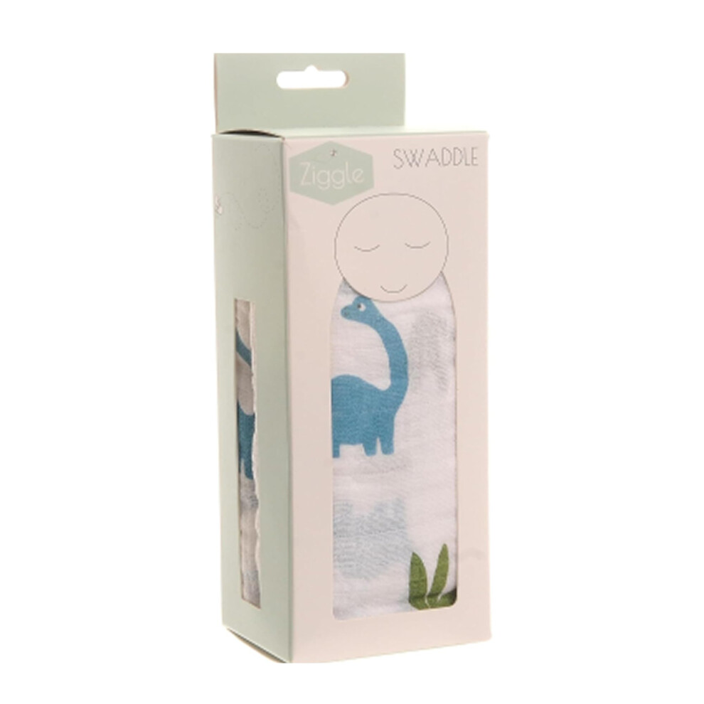 Baby Swaddle Blanket - Extra Large 120X120cm Muslin Swaddle Wrap - Soft Breathable Baby Wrap & Muslin Swaddles - Must Have Newborn Essentials & Ziggle