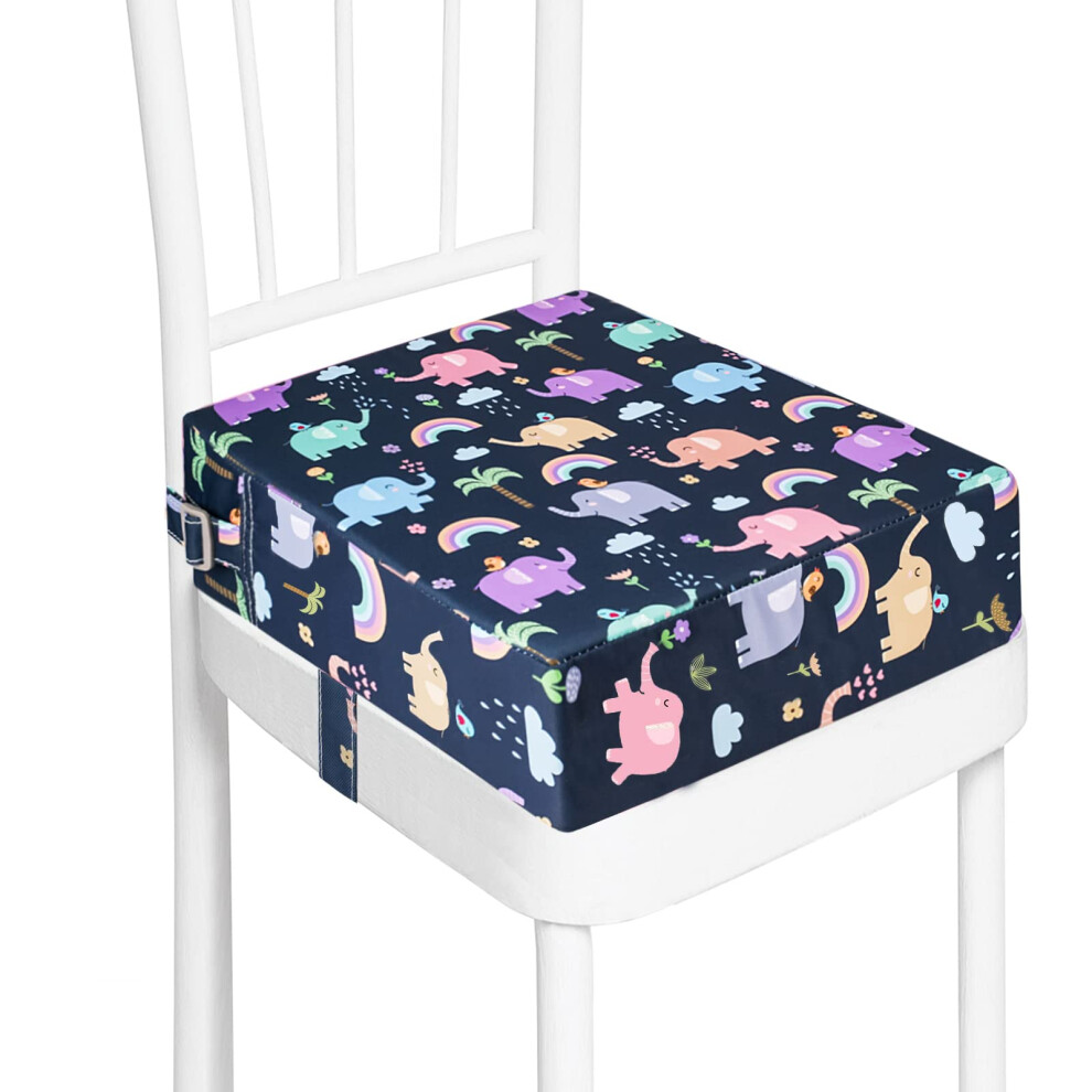 Mative Toddler Booster Seat For Dining Table, Washable Thick Strong Support Portable Booster Chair For Toddlers Eating, Easy Cleaning Booster Seat Cushion