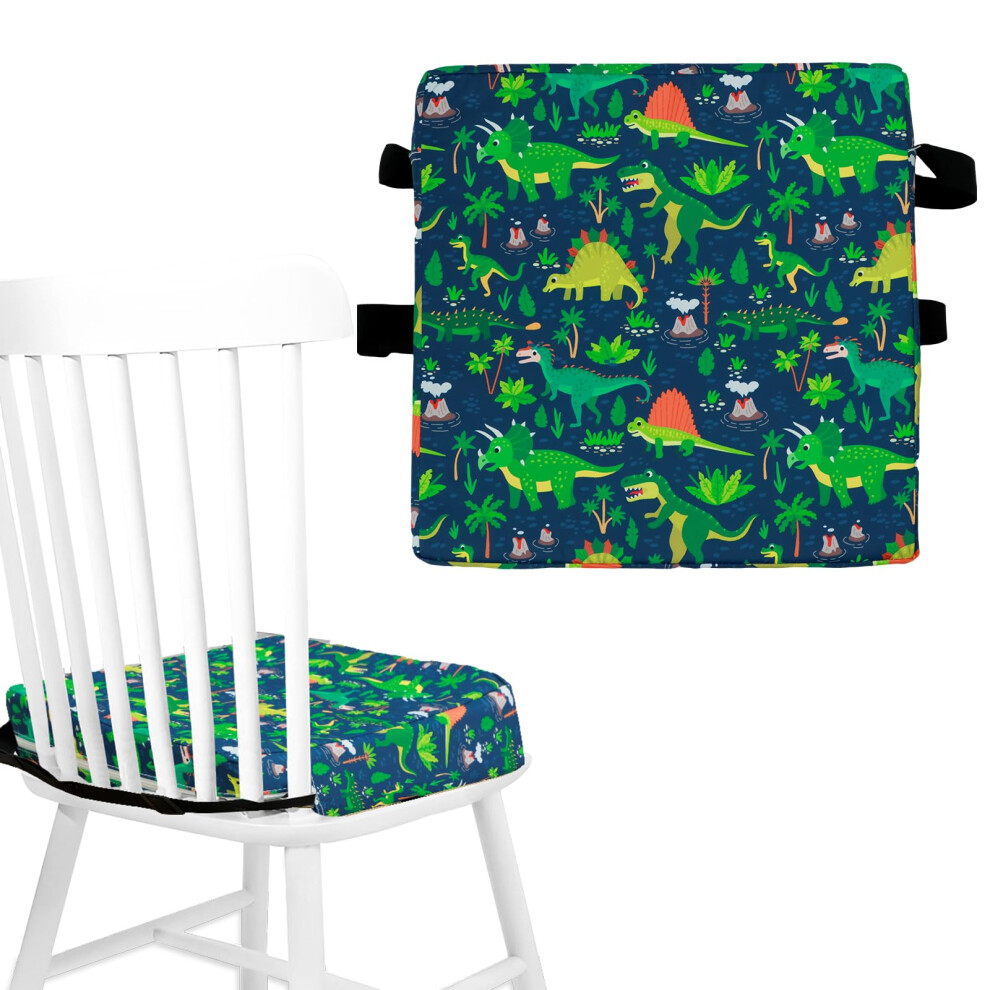 Toddler Booster Seat For Dining Table, Kids Booster Seat For Kitchen Chair With Adjustable Straps And Non-Slip Bottom, Detachable Washable Increasing Foribyw