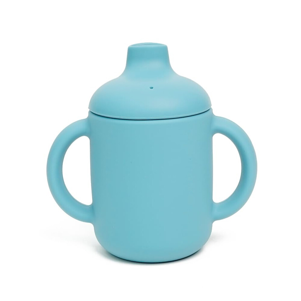 Silicone Sippy Cup For Babies & Toddlers, 120Ml Training Cup With Handles, 100% Food Grade, Bpa Free Weaning Cup For Water & Milk Sella Products