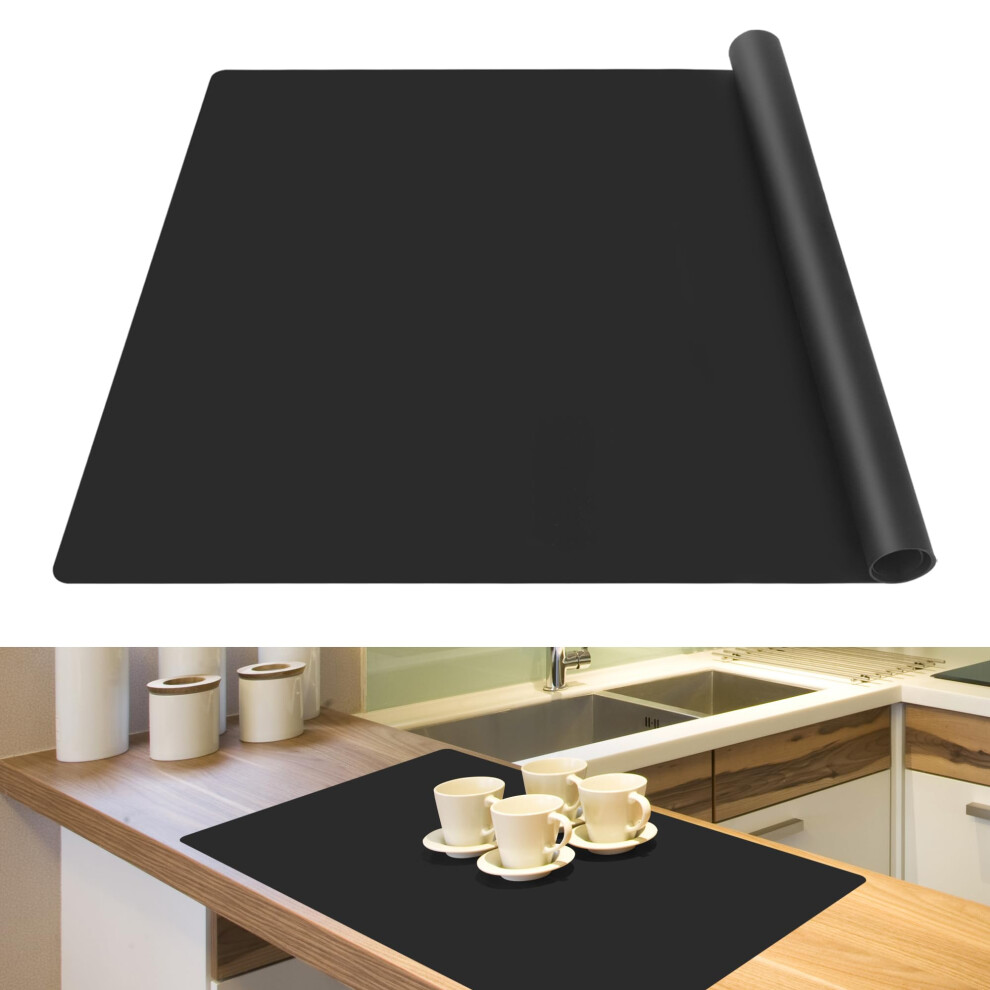 Large Silicone Mats For Worktops 60X40cm, Kitchen Worktop Protector, Silicone Sheet For Resin, Heat Resistant, Non-Slip, Waterproof, Craft Sosmar