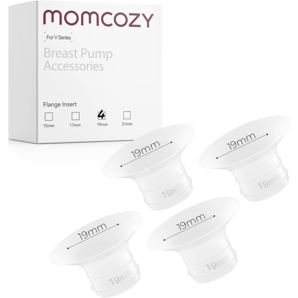 Original V1 Pro/V2 Pro Breast Pump Replacement Accessories,Double-Sealed Flange 24Mm Only For V1 Pro/V2 Pro,1Pc Momcozy