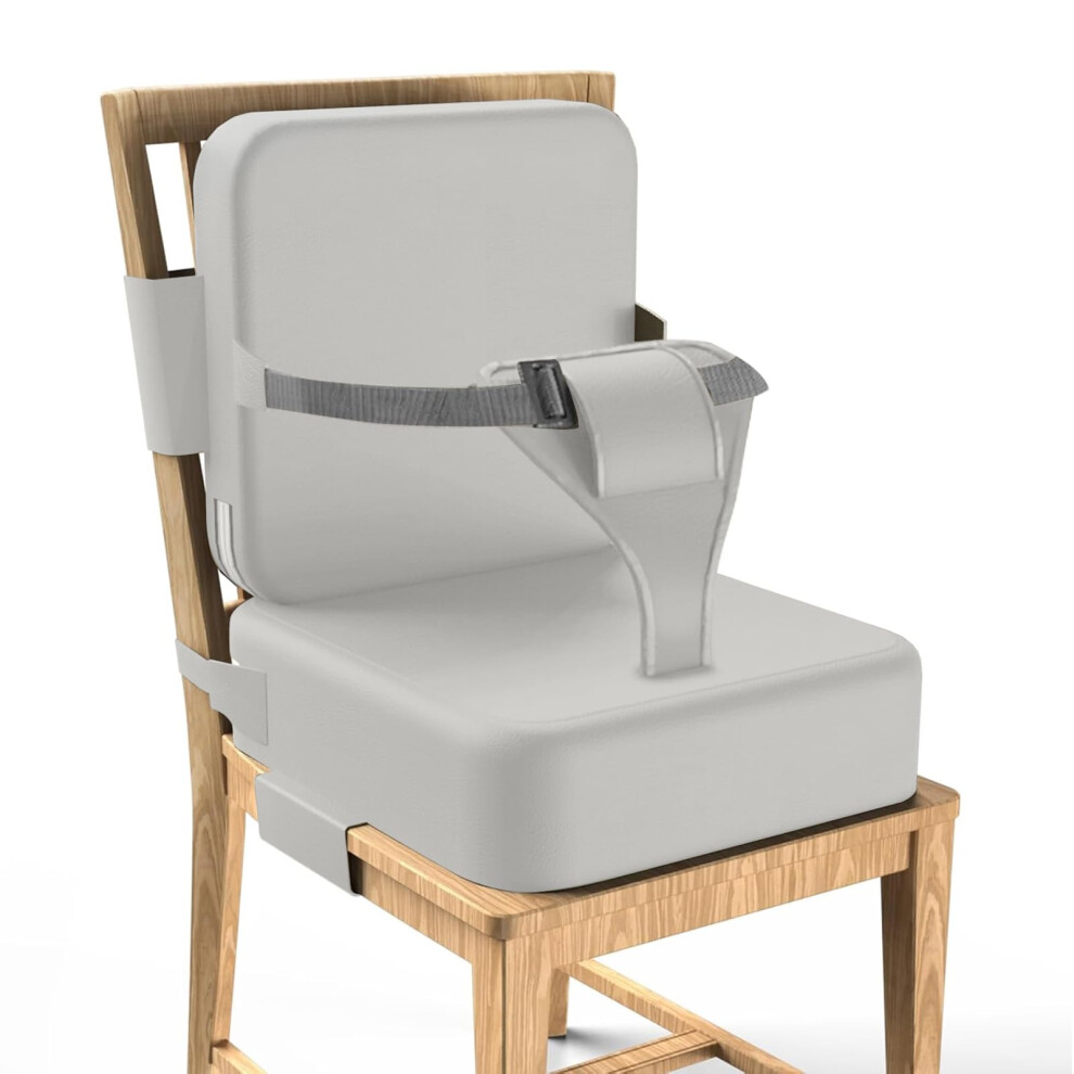 Toddler Booster Seat For Dining Chair 2Pcs,Portable Booster Seat Dining Chair With Extended Straps& Safety Buckles, Suitable For Kids Aged 3-12 In Fuguib