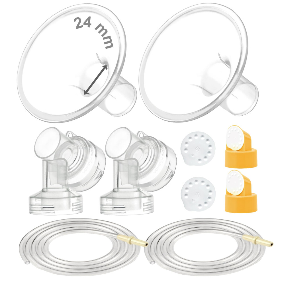 Myfit Pump Parts Compatible With Medela Personalfit Medela Breast Pump, Pump In Style Advanced, Lactina, Symphony, Incl Standard Breast Pump Maymom