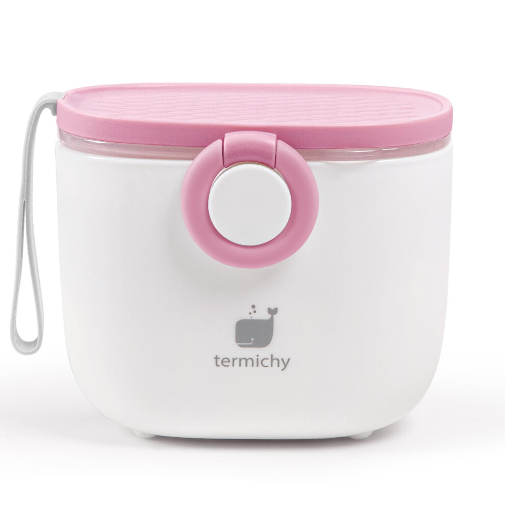 Milk Powder Dispenser Pot - Formula Dispenser For Baby - 250G(Deep ) Pink Termichy