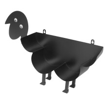 Novelty Black Sheep Toilet Roll Holder Bathroom Ornament Free Standing Metal Paper Towel Holder