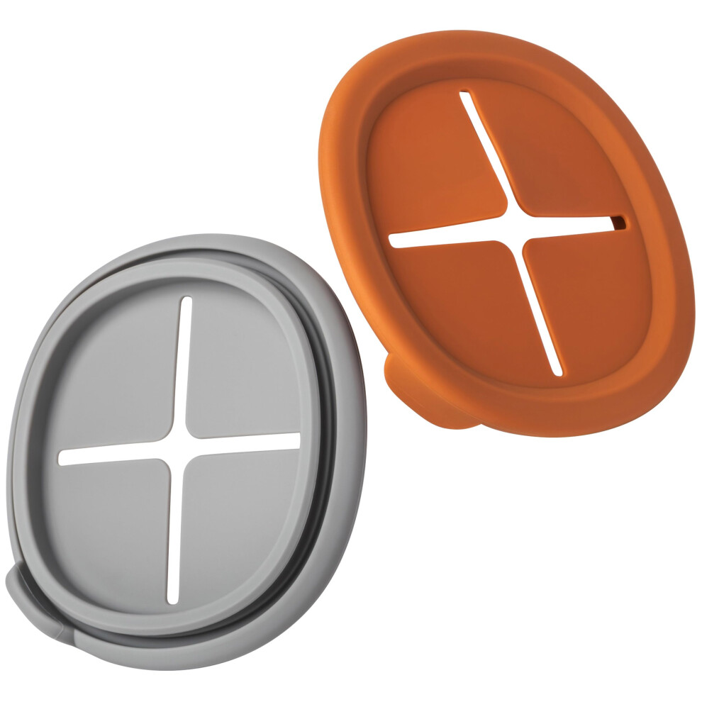 Baby Storage Container Snack Lids For 240 Ml | 2 Pack Moonkie