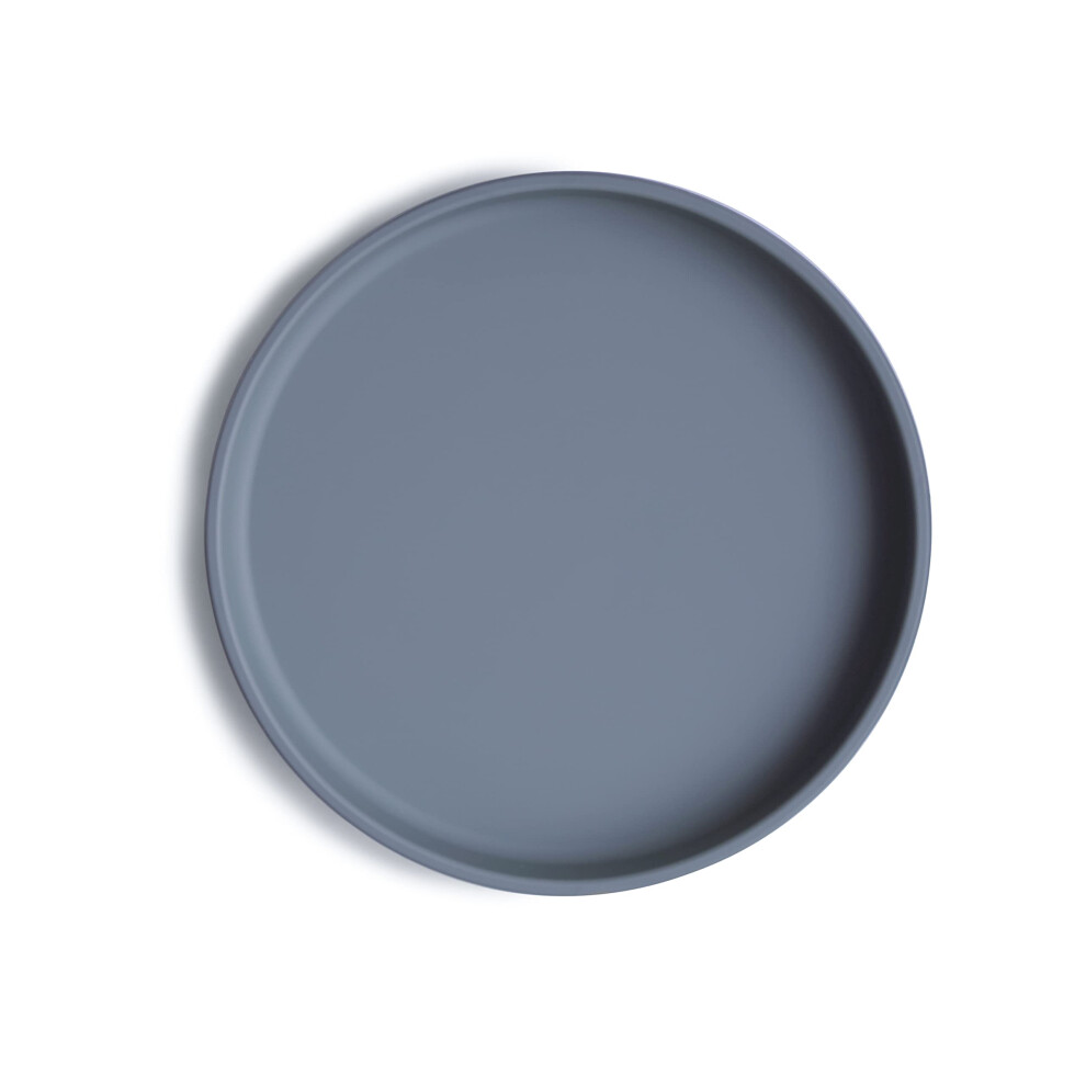 Classic Silicone Non-Slip Suction Plate For Babies & Toddlers | Food Grade Silicone | Dishwasher & Microwave Safe (Tradewinds) Mushie