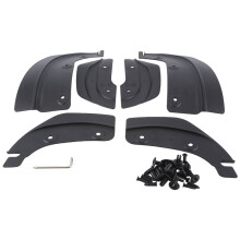 Pour Model Y Model 3 2020-2024 Garde-Boue de Roue Arrière Accessoires de Modification de Voiture Kit de Garde-Boue Garde-Boue