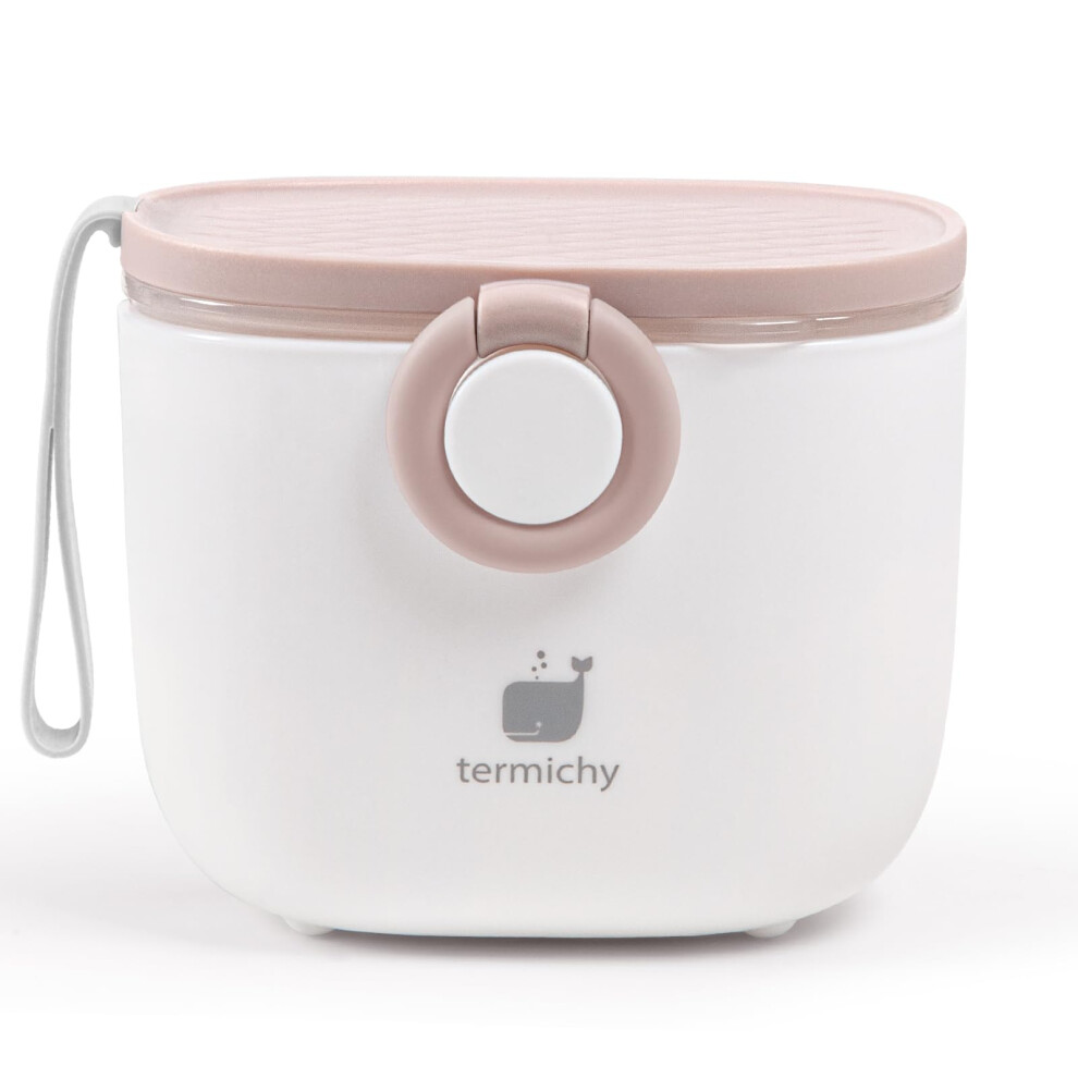 Milk Powder Scoop Baby Milk Powder Dispenser, 250 G Airtight Portable Milk Powder Container For Travel, With Scraper And Spoon ( And Pink Termichy