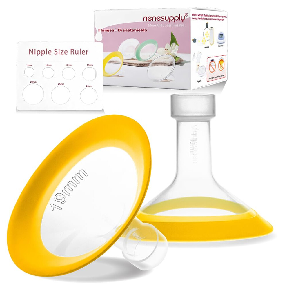 19Mm Oval Flanges Compatible With Medela Breast Pump Parts Flange Accessories. Work With Pump In Style Parts Symphony Parts Swing Maxi Nenesupply