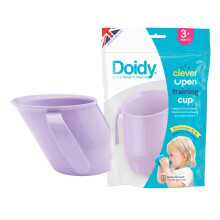 Doidy Cup, 3 Months +, Baby & Toddler First Open Beaker, Unique Slanted Design for Training & Learning to Drink, weaning Essentials for Milk & Water
