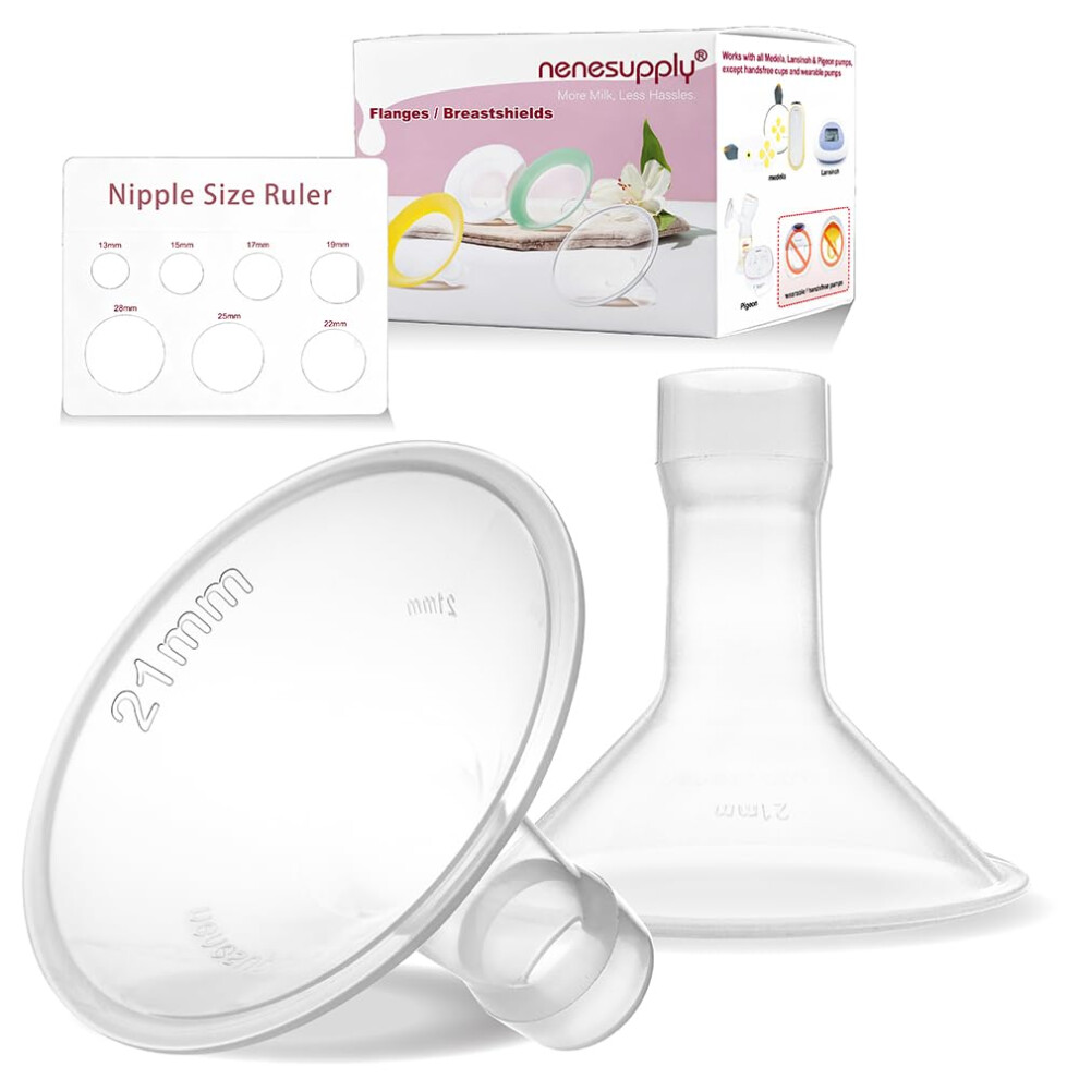 21Mm Classic Flanges Compatible With Medela Breast Pump Parts Flange Accessories. Work With Pump In Style Parts Symphony Parts Swing Maxi Nenesupply