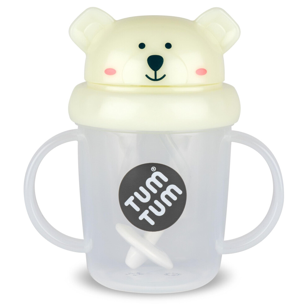 Tippy Up Free Flow Sippy Cup (No Valve), Sippy Cup For Toddlers, 200Ml, Bpa Free (Pete Polar Bear S3) Tum Tum