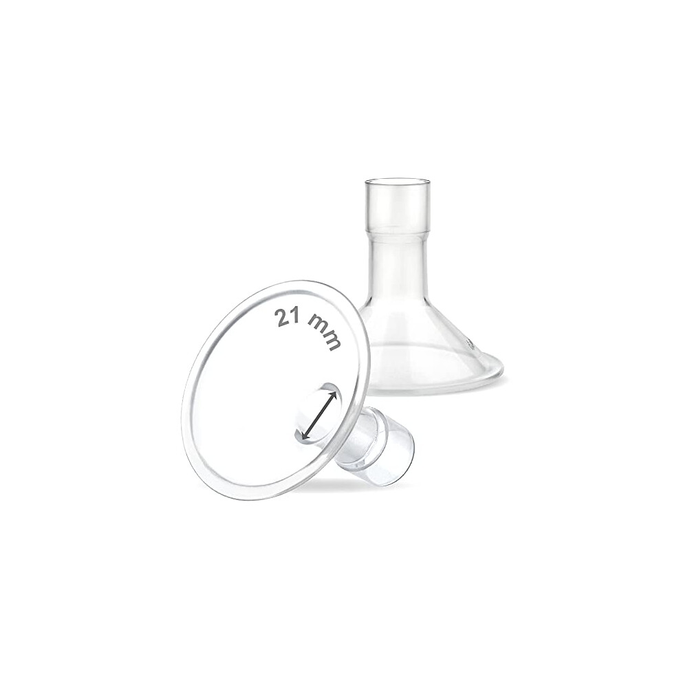 Myfit 21Mm Shields; Compatible With Medela Breast Pump- Personalfit, Freestyle, Harmony, Maxi, Freestyle Flex Connector; Connect To Maymom