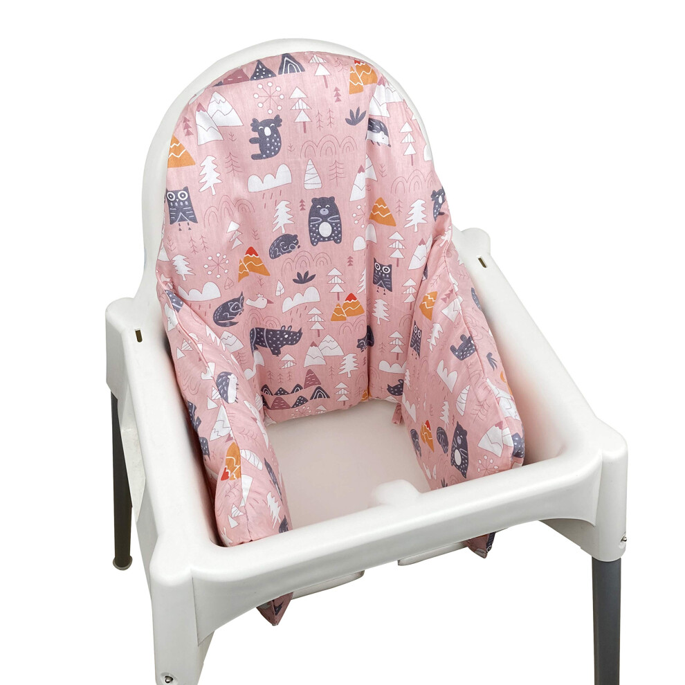 Inflatable Cushion Inner Cover Compatible For Ikea Antilop Highchair (Cover Only) (Pink) Pink Zarpma