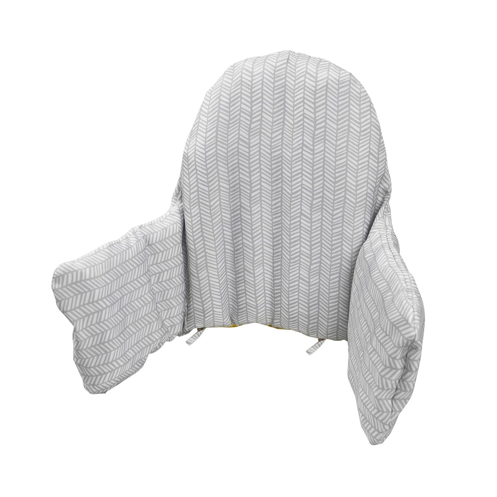 Cushion For High Chair,High Chair Cushion Pad/High Chair Seat Pad, Built-In Inflatable Cushion, Soft And Comfortable, Baby Sitting More Comfortable Grey Longgouk