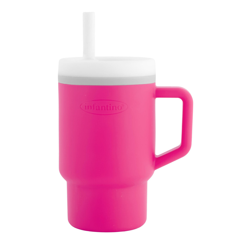 My 1St Tumbler ? Adorable Miniature Tumbler With Leak-Resistant Straw And Toddler-Friendly Handle, Encourages Hydration, Easy To Clean, 9 Infantino