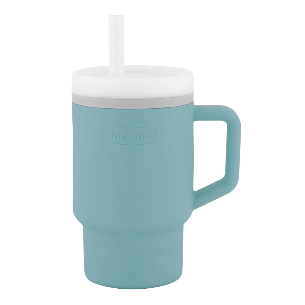 My 1St Tumbler ? Adorable Miniature Tumbler With Leak-Resistant Straw And Toddler-Friendly Handle, Encourages Hydration, Easy To Clean, 9 Infantino