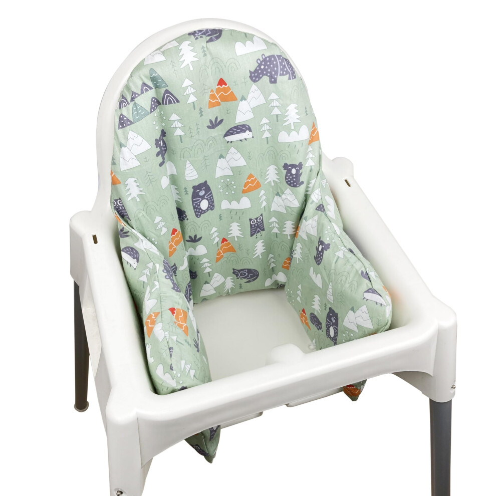 Inflatable Cushion Inner Cover Compatible For Ikea Antilop Highchair (Cover Only) (Green) Green Zarpma