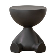Table de Chevet, Table D'Appoint, Table de Rangement, Table Mobile, Table Basse, Noire