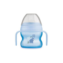 MAM Starter Cup with Non-Slip Handles and Spout, 4+ Months, 150 ml, Blue