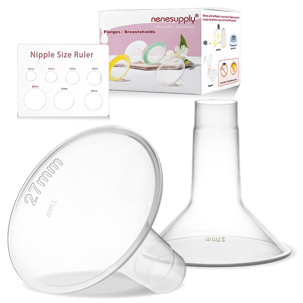 27Mm Classic Flanges Compatible With Medela Breast Pump Parts Flange Accessories. Work With Pump In Style Parts Symphony Parts Swing Maxi Nenesupply