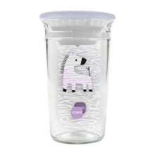 MAM Easy to Drink Toddler Cup | 290ml | 360? Rim for Sipping at Any Angle | Clear Like Glass | Easy to Hold | One Piece Soft Silicone Valve | Baby