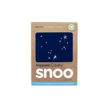 Happiest Baby SNOO Cot Fitted Sheet - 100% Organic Cotton Nursery Bedding - Fits SNOO Sleeper Crib Mattress (Midnight Galaxy)