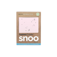 Happiest Baby SNOO Cot Fitted Sheet - 100% Organic Cotton Nursery Bedding - Fits SNOO Sleeper Crib Mattress (Rose Galaxy)