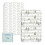 Yoofoss Cot Sheets 120 x 60 cm fitted Ultra Soft and Breathable Cot Bed Sheets Cozy Cot Fitted Sheets 2 Pack Grey Forest 1